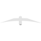 Ekena Millwork Bellingham Architectural Grade PVC Gable Bracket, 60"W x 10"H x 4"D x 4"F, 4/12 Pitch GBP060X10X0404BEL00 - alternate 2